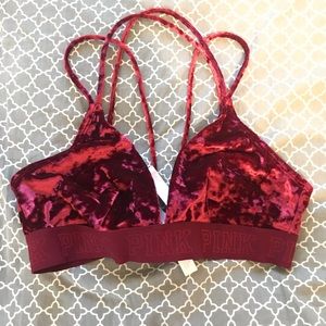 PINK maroon bralette {ON HOLD}